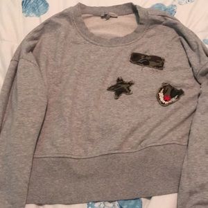 Charlotte Russe army crop top